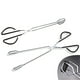 thumbnail image 2 of 1pc 9.84inch/16.14inch Stainless Steel Wood Charcoal Tongs Clip Food Clip Bread Clip Barbecue Clip Multi-purpose Clip BBQ Barbecue Tools Kitchen Barbecue Baking Tools Extended Anti-scalding Outdoor H, 2 of 4