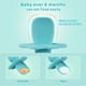 thumbnail image 4 of 1pc Baby Spoon, Anti-Choke Toddler Utensil, First& Second Stage Baby Led Weaning Spoon, Food Grade Soft Silicone Self Feeding Spoon For Ages 6 Months+, 4 of 5