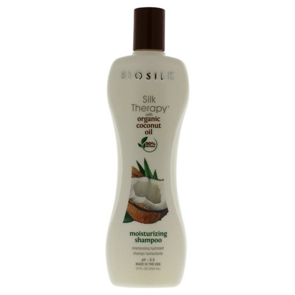 Shampoo Biosilk Terapia De Seda Humectante Aceite De Coco Orgánico 355ml Unisex
