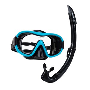 Ioensy - Gafas De Natación Y Snorkel, Gafas De Buceo Para Buceo, Natación Y Snorkel, Color Cian