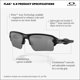 thumbnail image 4 of Gafas de Sol Oakley Flak 2.0 XL Rectangulares Polarizadas 59mm, 4 of 7