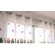 thumbnail image 2 of Visillo Navidad Bordado 2 Paños 140x230 Santas Y Monos Nieve, 2 of 4
