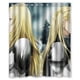 thumbnail image 1 of Cortina de ducha Claymore, juego de cortinas de baño con ganchos, tamaño 60 x 72 pulgadas, 1 of 3