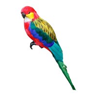 Ioensy - Figuritas De Loros Artificiales Creativas, Modelo Animal Para Adornos, Favores De Fiesta