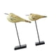 thumbnail image 1 of Estatuas De Pájaros De Madera, Adornos Artesanales De Escritorio Para Gabinete De TV Interior, 2 Uds., 1 of 5