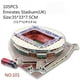 thumbnail image 1 of 3D Puzzle Model Football Soccer Field Model Souvenirs Paper Jigsaw Model Gift For Fans, 1 of 5