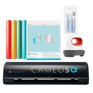 Nuevo Kit De Inicio Silhouette Cameo 5 Alpha Black + Plancha Mini