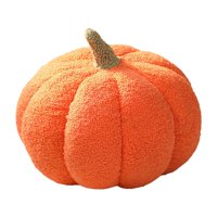 Magideal - Almohada De Calabaza De Halloween, Linda Almohada En Forma 3D, Regalo De Acción De Gracias, Almohada Suave Y Rellena Para Sofá, Cama, Decoración De Ha Naranja