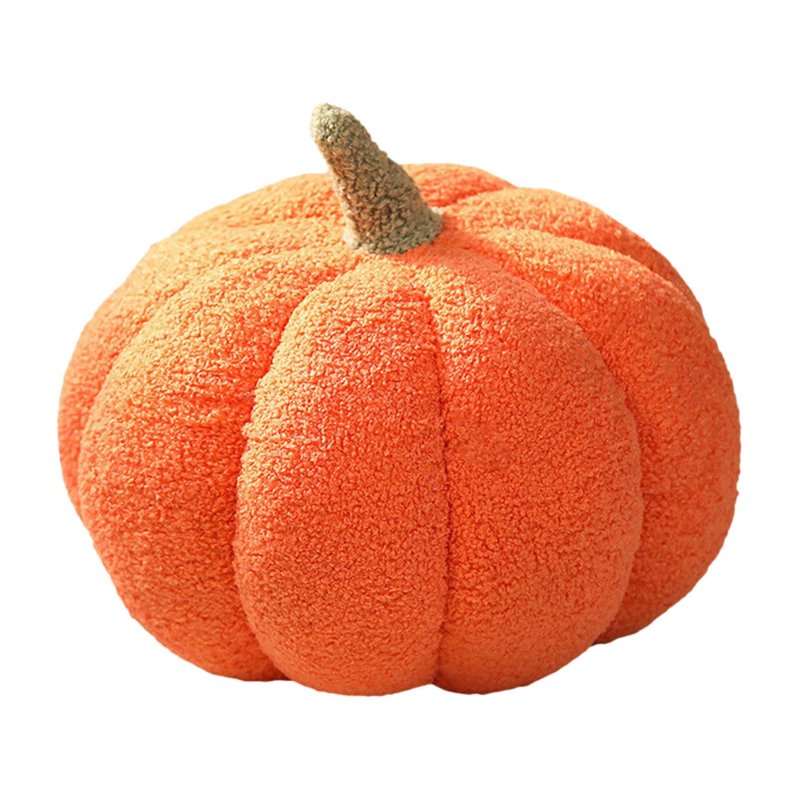Bothyi - Almohadas De Calabaza De Halloween Lindo Cojín En Forma De 3d Para Decoración De Sofá Dormitorio Habitación Naranja