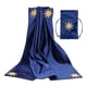 thumbnail image 2 of Tapiz De Tela De Tarot De Altar De Terciopelo Con Bolsa De Cartas De Tarot Para Principiantes Azul, 2 of 5