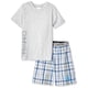 thumbnail image 1 of Conjunto de pijama Calvin Klein para niños Little Heather Grey, talla M, 1 of 6