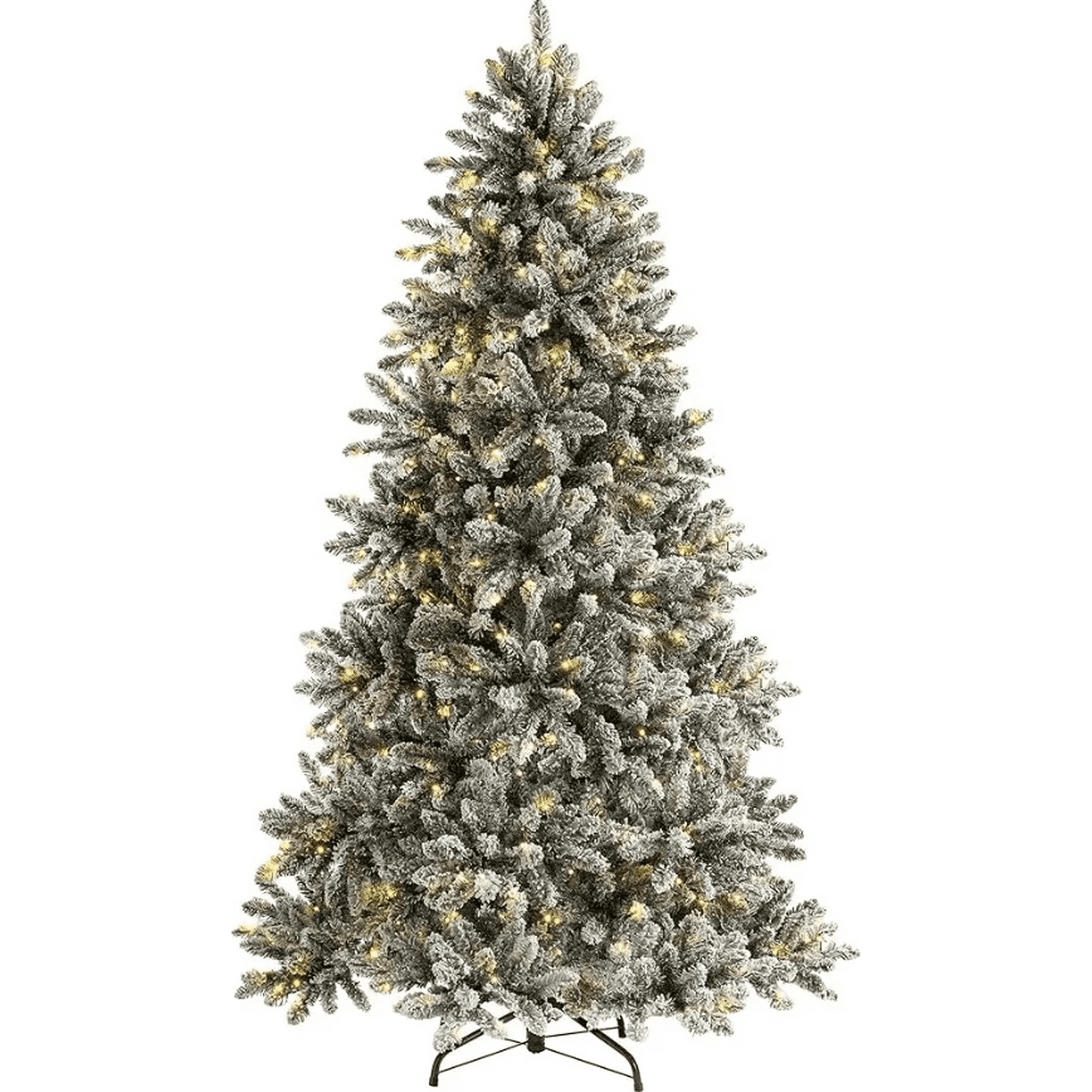 Geneerico - Árbol De Navidad De Nieve Con Luces Led 180cm Preiluminado