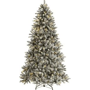 Geneerico - Árbol De Navidad De Nieve Con Luces Led 180Cm Preiluminado