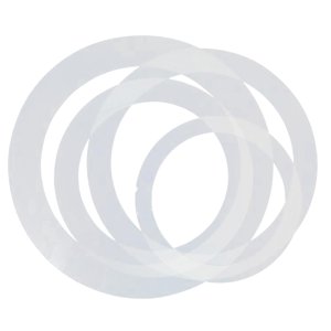 Magideal - 4 Piezas De Cabeza De Tambor, Piezas De Repuesto De Piel, De Silenciador De Tambor Para Snare Drum Bongo Drum Konka Drum African Drum Accs , Claro 10 12 14 16