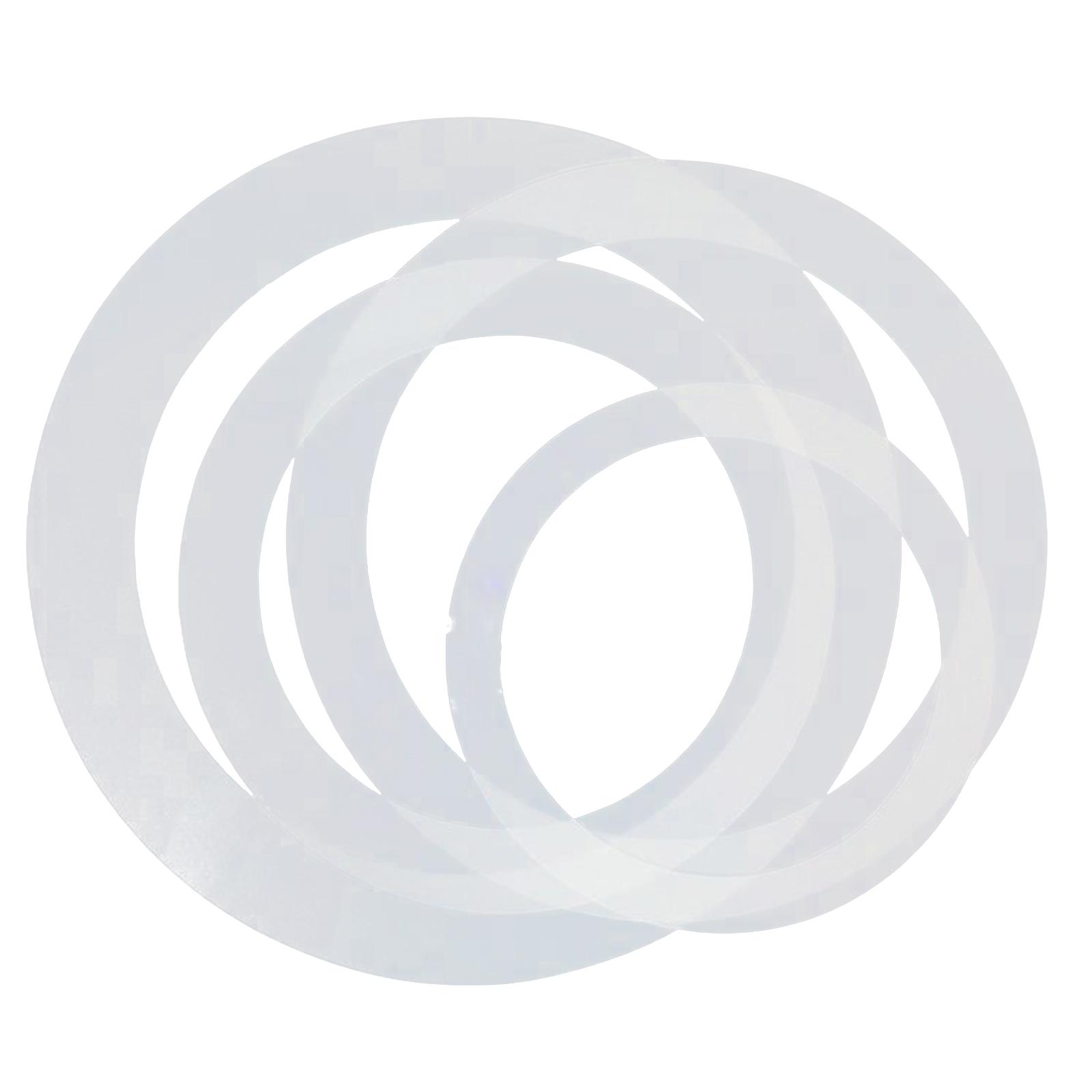 Magideal - 4 Piezas De Cabeza De Tambor, Piezas De Repuesto De Piel, De Silenciador De Tambor Para Snare Drum Bongo Drum Konka Drum African Drum Accs , Claro 10 12 14 16