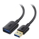 thumbnail image 1 of Cable de extensión USB Matters USB 3.0 negro de 10 pies, 1 of 6