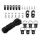 thumbnail image 3 of Kit De Aparejos Para Cubierta De Kayak, Anillos En D, Cuerda Elástica De 8,2 Pies Para Canoa Y Kayak Para Barco, 3 of 5