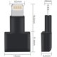 thumbnail image 3 of Lightning_Extender: Adaptador extensor Lightning macho a hembra, compatible con iPhone, iPad y iPod con conector Lightning de 8 pines. Compatible con los divisores i10L, i10L_aptX e i10L_Pro., 3 of 7
