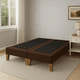 thumbnail image 3 of Base De Cama 2 Plazas Café Oscuro, 3 of 3