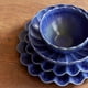 thumbnail image 2 of Set 4 Bowls LEMIEUX ET CIE Dhalia Gres Azul 5.7, 2 of 3