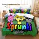 thumbnail image 1 of Sprunki Bedding Set Single Twin Full Queen King Size Bed Set Adult Kid Bedroom Duvetcover Sets Sprunki parure de lit Bed Bed Sheets, 1 of 5