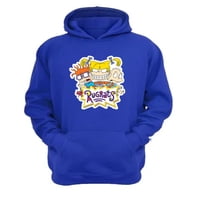 Genérico - Polerón Canguro Aventuras En Pañales Azul Talla M Unisex