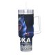 thumbnail image 2 of Ahsoka Tano Vaso aislado de acero inoxidable con asa, diseño temático, regalo para familia, amigos y fans; incluye pajita y encaja en el portavasos estándar, 40 oz, 2 of 6