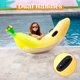 thumbnail image 4 of Divertida fiesta en la piscina con flotador inflable en forma de banana, 4 of 7