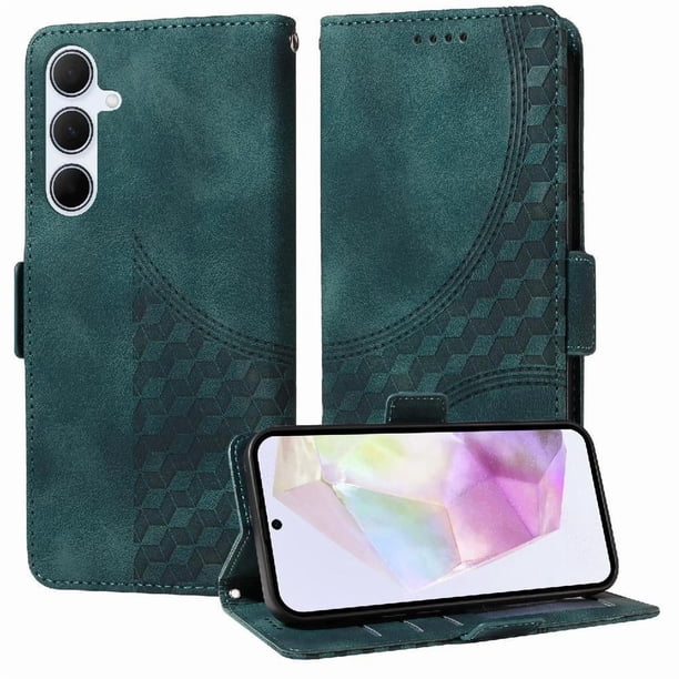 Carcasa FOXDOCK Samsung Galaxy A36 5G de cuero PU, diseño acolchado clásico, protección contra caídas y rayones