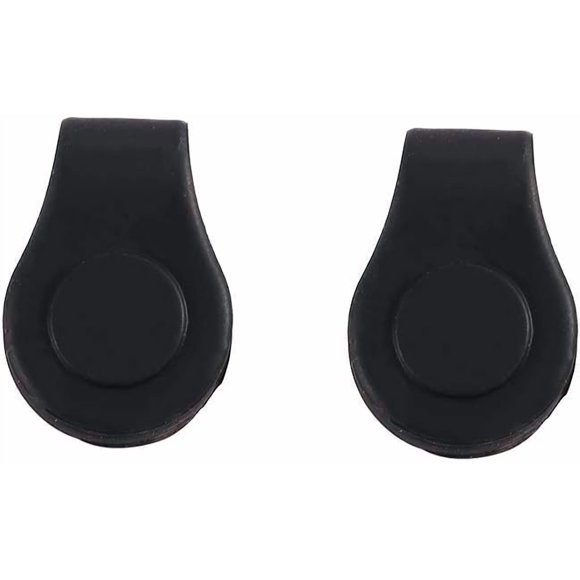 Clip para Gorra de Golf PurYupearl 2 Unidades Negro de Silicona