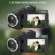 thumbnail image 2 of Cámara de Video Gcasio QHD 2.7K 50MP Webcam para Vlogging en YouTube, 2 of 7