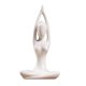 thumbnail image 2 of Figura De Yoga De Cerámica, Ornamento, Estatua, Escultura, Jardín Zen, Decoración De Escritorio Para El Hogar, 7,5x4,5x14cm, 2 of 5