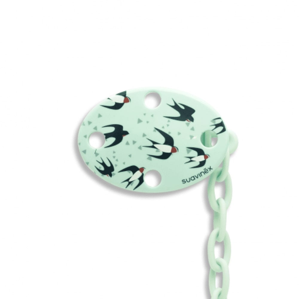 Suavinex - Broche Ovalado Swallow Azul