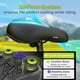 thumbnail image 4 of Asiento de bicicleta VELMIA de espuma viscoelástica impermeable para MTB y carretera, 4 of 7