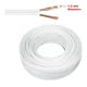thumbnail image 1 of Cable Paralelo Blanco 2 x 1,2mm Diametro Cobre Aleación Cca (100 Mts), 1 of 2