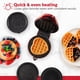 thumbnail image 3 of Máquina para hacer gofres Holstein Housewares, platos 5 en 1 de 10 cm, 3 of 9