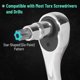 thumbnail image 3 of Juego de conectores Torx Bates- TT8-TT60, 13 piezas, 1/4, 3/8 y 1/2 unidades, 3 of 7