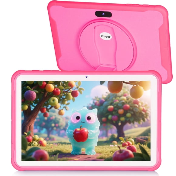 Tablet para Niños Trayoo 10.1" 64GB Doble Cámara WiFi Rosa