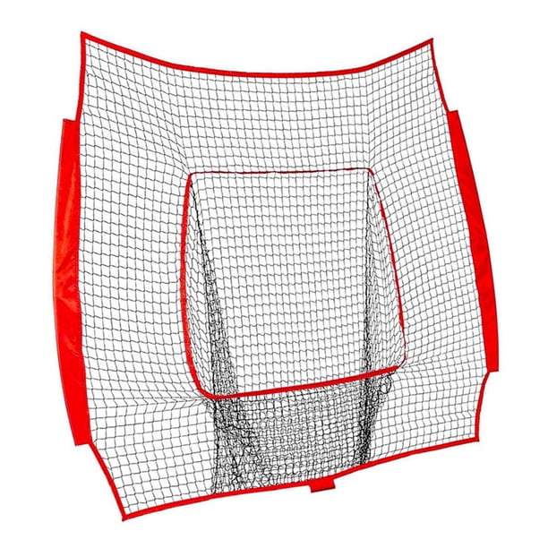 Ayuda de entrenamiento neto de reemplazo de béisbol 83inchx83 pulgadas Configuración fácil de práctica profesional de servicio pesado Netización para