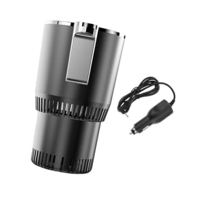 Magideal - Calentador De Tazas Para Coche, Enfriador De Café, Mantiene Las Bebidas Calientes O Frías, Portavasos 2 En 1 Para Coche, Enfriador De Bebidas Para Via