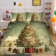 thumbnail image 1 of Christmas Gifts Santa Claus Quilt Duvet Cover Set Bed Linen Kids3-Piece Bedding Set, 1 of 4