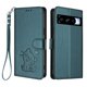 thumbnail image 1 of Funda Billetera con Espacio para Fotos para Google Pixel 8 Pro, Verde Oscuro, 1 of 6