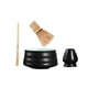 thumbnail image 4 of 4 Piezas Cuchara Batidora Matcha De Bambú Y Soporte Para Saludo Hogar Cocina Negro, 4 of 5