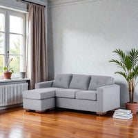 Muebles Altiro - Seccional Emma-Tela Lino Bahía Gris