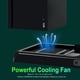 thumbnail image 4 of Soporte de Carga Vertical con Ventilador para Xbox Series X/S, Estación de Carga Doble para Controladores y Soporte para Auriculares con 2 Baterías de 1400 mAh, 4 of 9