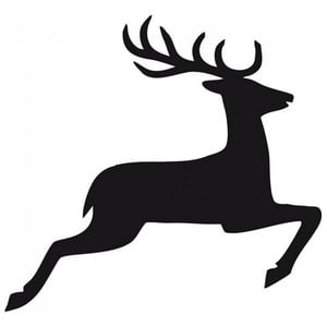 Rienda Libre Graphics - Decomural Leaping Stag Woodland Animals Ws-18538
