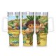 thumbnail image 1 of ¡Vamos, Diego! Vaso aislado de acero inoxidable con asa, diseño temático, regalo para familia, amigos y fans; incluye pajita y encaja en el portavasos estándar, 40 oz, 1 of 6