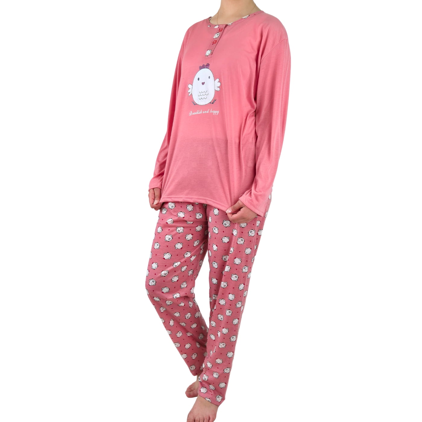 Likeshop - Pijama Mujer Verano Manga Larga Y Pantalon 460