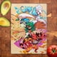 thumbnail image 2 of Tabla para Picar Artisticat - Diseño Trío Inicial Alola - 28,5x39 Cm, 2 of 3