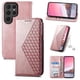 thumbnail image 5 of Funda Flip FOXDOCK para Samsung Galaxy S24 Ultra , Estilo Billetera con Diseño Rombo, Correa de Mano y Soporte, Uso Diario, 5 of 6